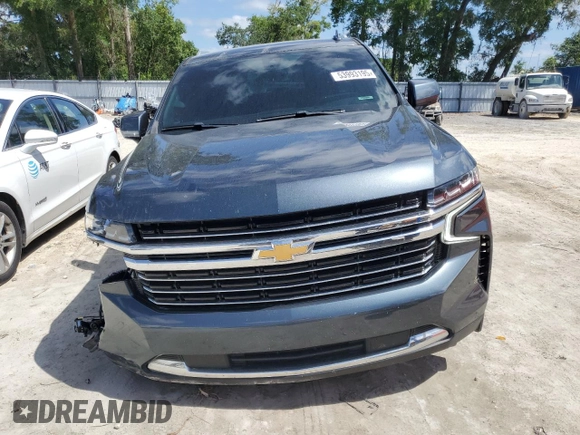 2021 Chevrolet Suburban LT with VIN 1GNSCCKD2MR469892, listed as a Copart auction lot 53993195 with 78,685 mi miles and Salvage title. Bid and sale history available at DreamBid. Image 5.