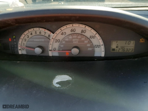 2007 Toyota Yaris with VIN JTDBT923771066545, listed as a Copart auction lot 54373605 with 276,323 mi miles and Clean Title. Bid and sale history available at carsss.com. Image 9.