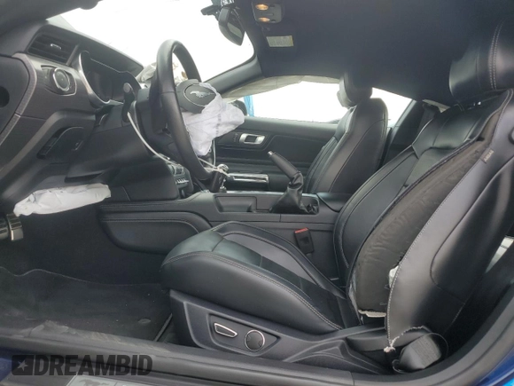 2019 Ford Mustang GT with VIN 1FA6P8CF5K5188157, listed as a Copart auction lot 62014865 with 14,346 mi miles and Salvage title. Bid and sale history available at DreamBid. Image 7.