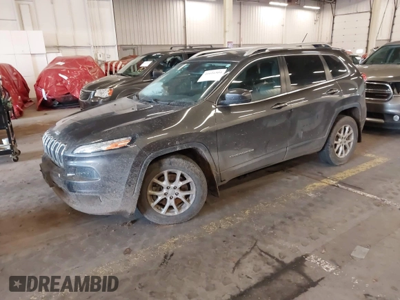 2014 Jeep Cherokee Latitude with VIN 1C4PJMCS4EW272815, listed as a IAAI auction lot 41616504 with 97,613 mi miles and . Bid and sale history available at carsss.com. Image 17.