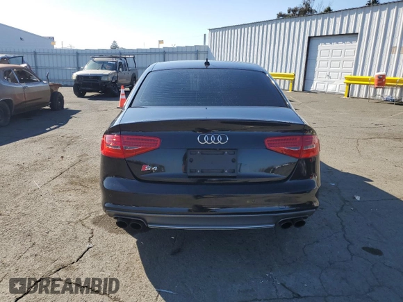 2015 Audi S4 Premium Plus with VIN WAUBGAFL8FA004955, listed as a Copart auction lot 42981035 with 101,035 mi miles and Salvage Title. Bid and sale history available at carsss.com. Image 6.