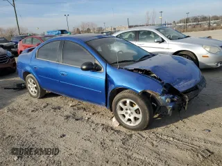2005 Dodge Neon SXT with VIN 1B3ES56C05D117304, listed as a Copart auction lot 49072365 with 155,535 mi miles and Salvage Title. Bid and sale history available at DreamBid. Image 4.