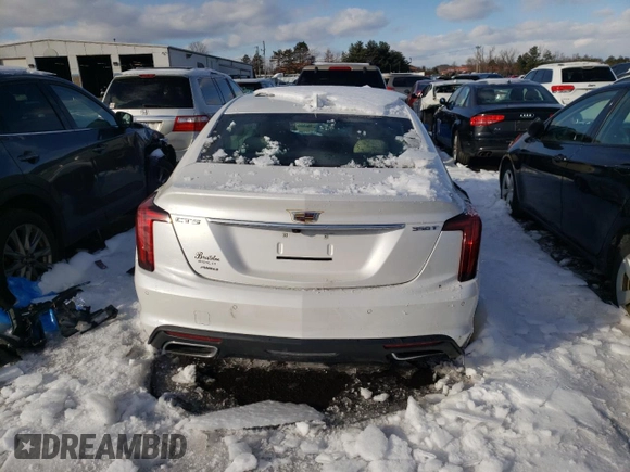 2020 Cadillac CT5 Premium Luxury with VIN 1G6DT5RK1L0134971, listed as a Copart auction lot 44144175 with Not Provided miles and Salvage Title. Bid and sale history available at DreamBid. Image 6.
