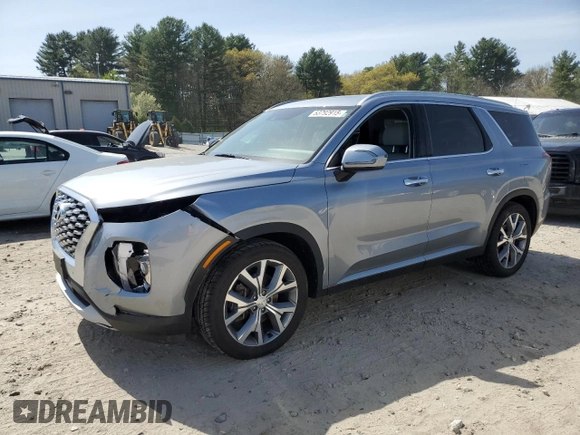 2020 Hyundai Palisade SEL with VIN KM8R4DHE4LU150995, listed as a Copart auction lot 53792915 with 44,181 mi miles and Salvage title. Bid and sale history available at DreamBid. Image 1.