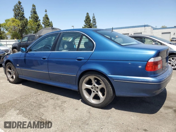 2001 BMW 5 Series 540i z VIN WBADN63441GM71806, wystawiony jako Copart lot #61294555 z przebiegiem 93 477 mil mil oraz Czysty tytuł • Clean title. Historia ofert i sprzedaży dostępna na DreamBid. Obrazek 2.