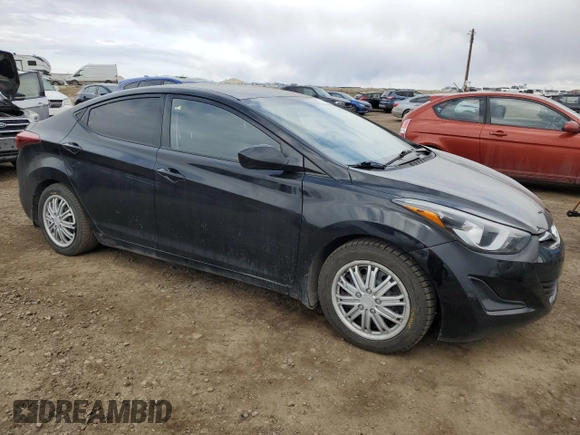 2015 Hyundai Elantra SE with VIN 5NPDH4AE6FH632105, listed as a Copart auction lot 50212505 with 345,478 mi miles and Salvage Title. Bid and sale history available at DreamBid. Image 4.