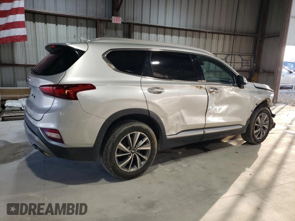 2019 Hyundai Santa Fe Limited with VIN 5NMS53AD7KH019662, listed as a Copart auction lot 79444784 with 106,106 mi miles and Salvage Title. Bid and sale history available at carsss.com. Image 3.