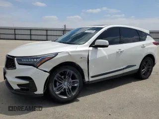2019 Acura RDX w/A-Spec Pkg with VIN 5J8TC2H64KL014320, listed as a Copart auction lot 53354005 with 71,652 mi miles and Salvage Title. Bid and sale history available at DreamBid. Image 1.