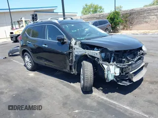 2019 Nissan Rogue SV with VIN JN8AT2MT8KW261182, listed as a IAAI auction lot 42289983 with 44,371 mi miles and . Bid and sale history available at DreamBid. Image 1.