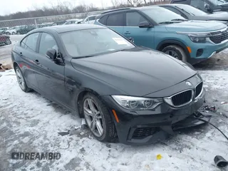 2015 BMW 4 Series 435i xDrive z VIN WBA4B3C55FGV48206, wystawiony jako IAAI lot #41365617 z przebiegiem 78 438 mil mil oraz . Historia ofert i sprzedaży dostępna na DreamBid. Obrazek 1.