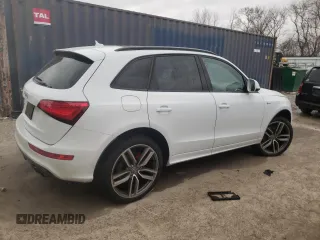 2016 Audi SQ5 Premium Plus with VIN WA1CCAFP2GA122923, listed as a Copart auction lot 48592285 with 125,644 mi miles and Clean Title. Bid and sale history available at carsss.com. Image 3.