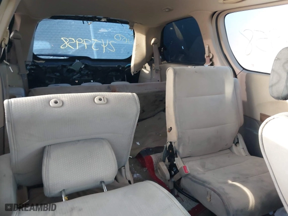 2007 Nissan Quest with VIN 5N1BV28U87N135698, listed as a IAAI auction lot 40550826 with 999,999 mi miles. Bid and sale history available at carsss.com. Image 8.