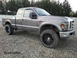 2008 Ford Super Duty F-250 SRW XL with VIN 1FTSX21R98EB09004, listed as a Copart auction lot 85562854 with 136,527 mi miles and Clean Title. Bid and sale history available at carsss.com. Image 4.