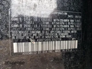 2020 Subaru Outback with VIN 4S4BTGHD5L3252728, listed as a Copart auction lot 70542243 with 21,833 mi miles and . Bid and sale history available at DreamBid. Image 13.