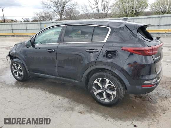 2020 Kia Sportage LX with VIN KNDPM3ACXL7643982, listed as a Copart auction lot 49917395 with 98,503 mi miles and Salvage Title. Bid and sale history available at DreamBid. Image 2.