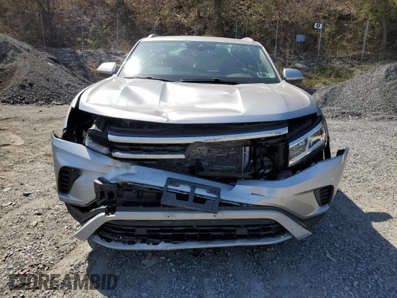 2020 Volkswagen Atlas SEL with VIN 1V2ME2CA6LC227150, listed as a Copart auction lot 54099165 with 57,654 mi miles and Salvage title. Bid and sale history available at DreamBid. Image 5.