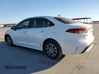 2020 Toyota Corolla Hybrid LE with VIN JTDEBRBE2LJ002747, listed as a Copart auction lot 50201475 with 296,425 mi miles and Clean Title. Bid and sale history available at carsss.com. Image 2.