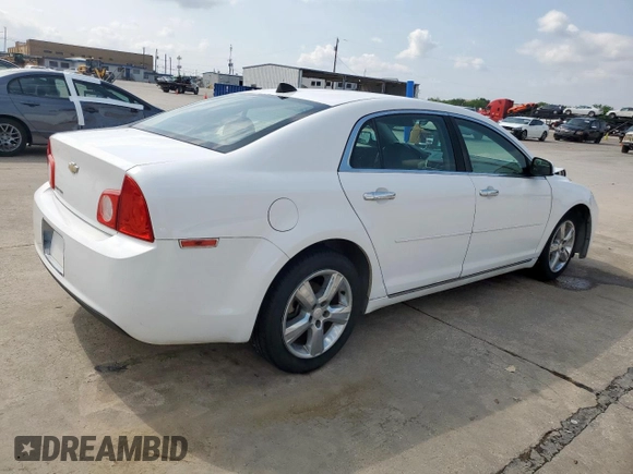 2012 Chevrolet Malibu 2LT with VIN 1G1ZD5EU7CF347548, listed as a Copart auction lot 54620155 with 131,619 mi miles and Salvage Title. Bid and sale history available at DreamBid. Image 3.