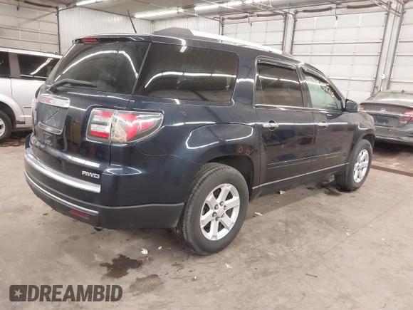 2015 GMC Acadia SLE with VIN 1GKKVNED9FJ147928, listed as a IAAI auction lot 41395770 with 125,551 mi miles and . Bid and sale history available at DreamBid. Image 4.