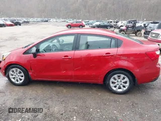 2013 Kia Rio LX with VIN KNADM4A34D6310495, listed as a IAAI auction lot 41986664 with 129,145 mi miles. Bid and sale history available at carsss.com. Image 14.