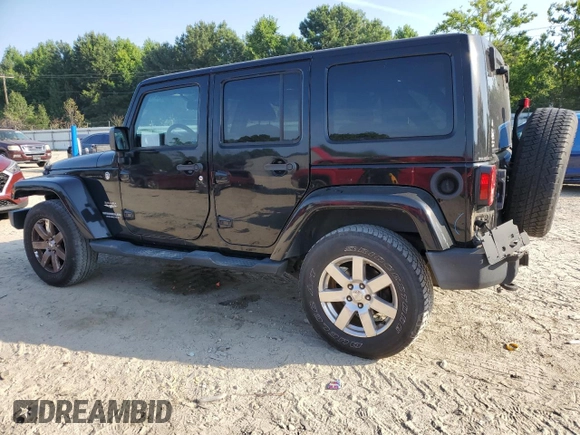 2015 Jeep Wrangler Unlimited Sahara with VIN 1C4HJWEGXFL744852, listed as a Copart auction lot 60246145 with 135,496 mi miles and Salvage title. Bid and sale history available at DreamBid. Image 2.