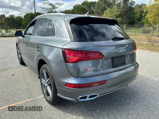2018 Audi SQ5 Premium Plus with VIN WA1A4AFY2J2146301, listed as a Copart auction lot 74635834 with 123,389 mi miles and Clean Title. Bid and sale history available at DreamBid. Image 3.