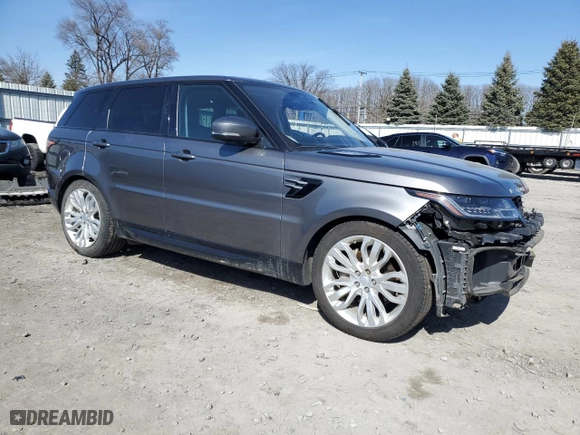 2019 Land Rover Range Rover Sport HSE with VIN SALWR2RV4KA826642, listed as a Copart auction lot 49259515 with 42,784 mi miles and Salvage Title. Bid and sale history available at carsss.com. Image 4.