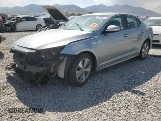 2014 Kia Optima Hybrid EX with VIN KNAGN4ADXE5069276, listed as a Copart auction lot 69298214 with 0 mi miles and Salvage Title. Bid and sale history available at carsss.com. Image 1.