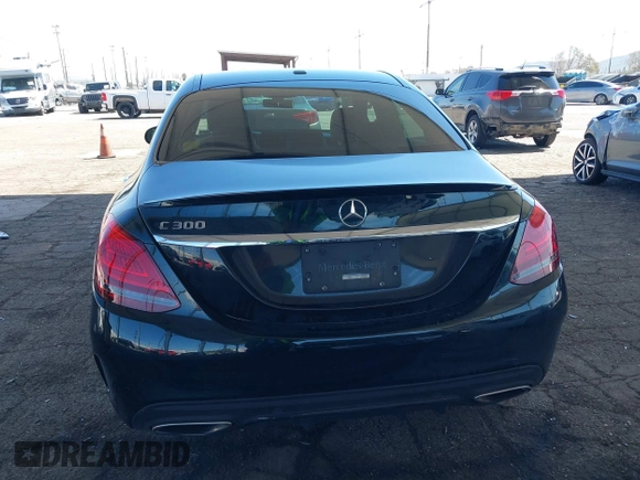 2019 Mercedes-Benz C 300 with VIN WDDWF8DB0KR506709, listed as a IAAI auction lot 41835690 with 58,606 mi miles and . Bid and sale history available at DreamBid. Image 17.