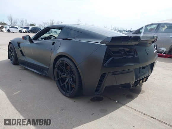 2017 Chevrolet Corvette Grand Sport 2LT with VIN 1G1YY2D70H5105112, listed as a IAAI auction lot 41610621 with 60,283 mi miles. Bid and sale history available at carsss.com. Image 3.