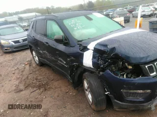 2018 Jeep Compass Sport with VIN 3C4NJCAB1JT204489, listed as a IAAI auction lot 41901474 with 112,480 mi miles. Bid and sale history available at carsss.com. Image 6.