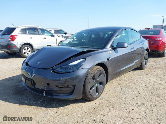 2023 Tesla Model 3 with VIN 5YJ3E1EA1PF576780, listed as a IAAI auction lot 41657295 with 15,138 mi miles. Bid and sale history available at carsss.com. Image 23.