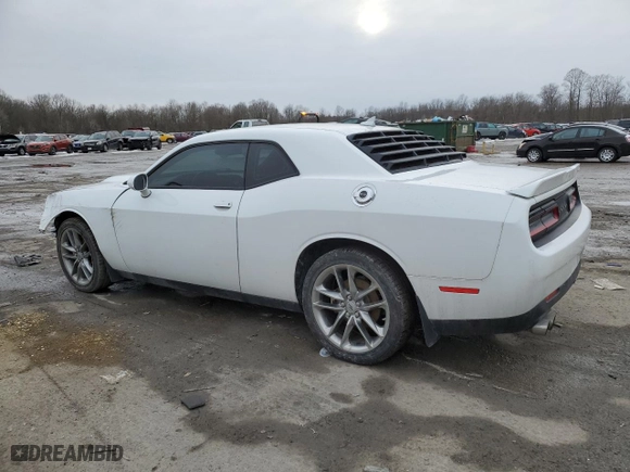 2021 Dodge Challenger GT with VIN 2C3CDZKG8MH601744, listed as a Copart auction lot 43237055 with 52,112 mi miles and Salvage Title. Bid and sale history available at carsss.com. Image 2.
