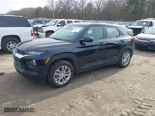 2023 Chevrolet TrailBlazer LS with VIN KL79MMS22PB010252, listed as a IAAI auction lot 41447461 with 67,803 mi miles. Bid and sale history available at carsss.com. Image 17.