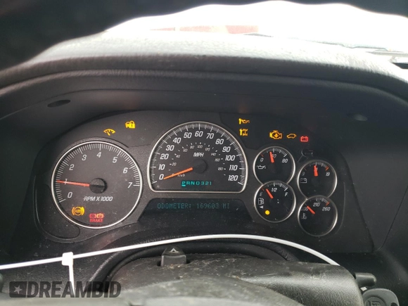 2005 GMC Envoy SLT with VIN 1GKDT13S252202866, listed as a Copart auction lot 70181524 with 169,603 mi miles and Salvage Title. Bid and sale history available at carsss.com. Image 9.