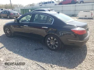 2009 Hyundai Genesis with VIN KMHGC46E69U041086, listed as a Copart auction lot 51020435 with 128,764 mi miles and Salvage Title. Bid and sale history available at DreamBid. Image 2.