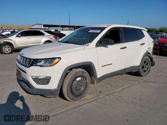 2017 Jeep Compass Sport с VIN 3C4NJCAB0HT661093, выставлен на аукционе Copart как лот 52302685 с пробегом 156 903 миль миль и Списание • Salvage title. История ставок и продаж доступна на DreamBid. Изображение 1.