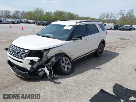 2017 Ford Explorer XLT z VIN 1FM5K8DH4HGA21835, wystawiony jako IAAI lot #42148816 z przebiegiem 109 583 mil mil oraz . Historia ofert i sprzedaży dostępna na DreamBid. Obrazek 2.