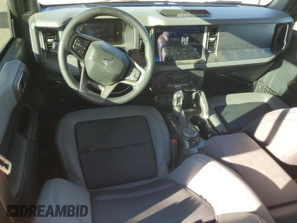 2024 Ford Bronco with VIN 1FMEE1BP9RLA57747, listed as a Copart auction lot 76117634 with 2,779 mi miles and Salvage title. Bid and sale history available at DreamBid. Image 8.