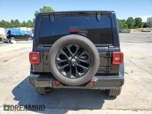 2020 Jeep Wrangler Unlimited Sahara Altitude with VIN 1C4HJXEG3LW321854, listed as a Copart auction lot 70761874 with Not provided miles and Clean title. Bid and sale history available at DreamBid. Image 6.