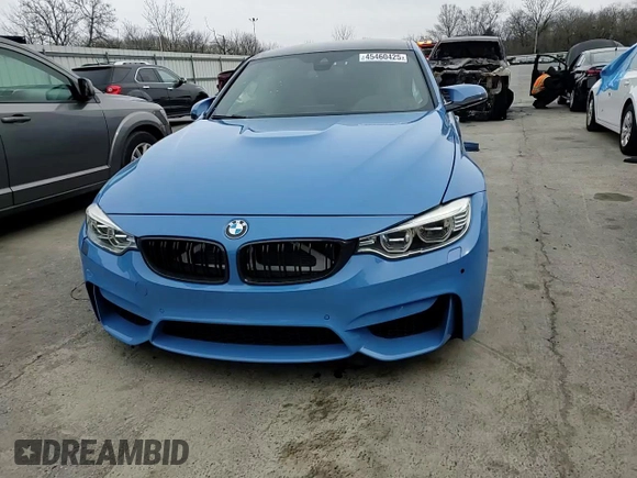 2016 BMW M3 with VIN WBS8M9C59G5D30909, listed as a Copart auction lot 45460425 with Not provided miles and Salvage title. Bid and sale history available at DreamBid. Image 11.