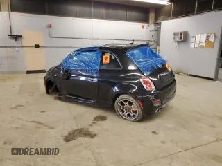 2013 FIAT 500 Sport with VIN 3C3CFFBR7DT668109, listed as a Copart auction lot 76729524 with Not provided miles and Salvage title. Bid and sale history available at DreamBid. Image 2.