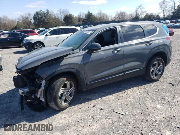 2021 Hyundai Santa Fe SE with VIN 5NMS14AJ8MH320872, listed as a Copart auction lot 49126945 with 32,780 mi miles and Salvage Title. Bid and sale history available at carsss.com. Image 1.