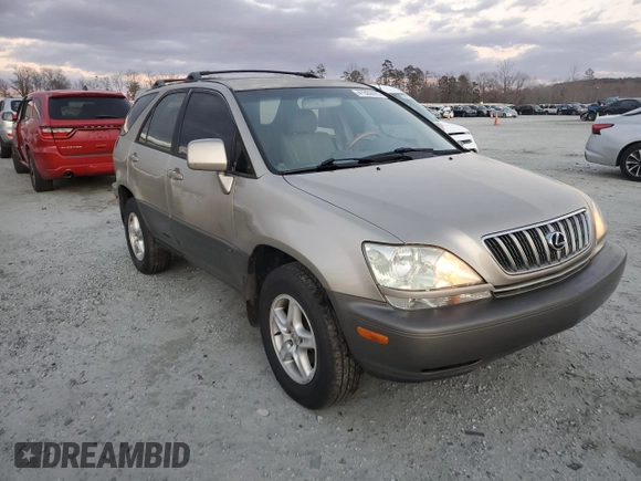 2002 Lexus RX 300 with VIN JTJHF10U520263577, listed as a Copart auction lot 41399495 with 180,833 mi miles and Clean Title. Bid and sale history available at DreamBid. Image 4.