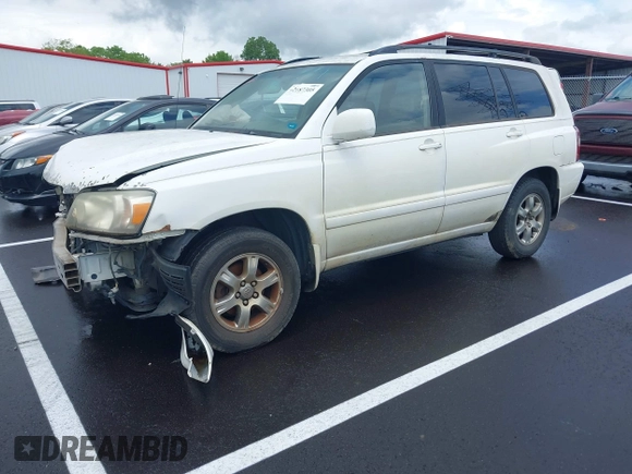 2005 Toyota Highlander z VIN JTEGP21AX50084893, wystawiony jako IAAI lot #42187305 z przebiegiem 275 113 mil mil oraz . Historia ofert i sprzedaży dostępna na DreamBid. Obrazek 2.