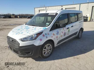 2022 Ford Transit Connect XL z VIN NM0GE9E24N1538522, wystawiony jako Copart lot #51353895 z przebiegiem 65 514 mil mil oraz Szkoda całkowita • Salvage title. Historia ofert i sprzedaży dostępna na DreamBid. Obrazek 1.