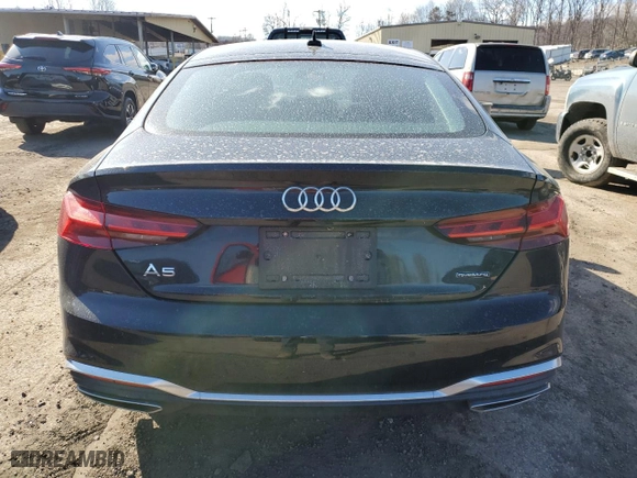 2024 Audi A5 Sportback S line Premium with VIN WAUDACF57RA112608, listed as a Copart auction lot 46718675 with 5,648 mi miles and Salvage Title. Bid and sale history available at carsss.com. Image 6.