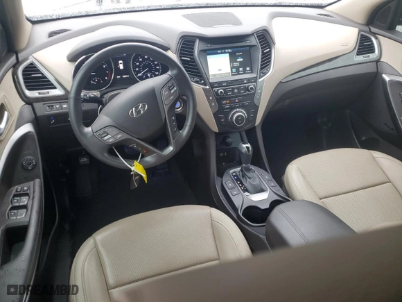 2017 Hyundai Santa Fe Sport 2.4L with VIN 5XYZU3LB6HG458710, listed as a Copart auction lot 47428215 with 48,251 mi miles and Salvage Title. Bid and sale history available at carsss.com. Image 8.
