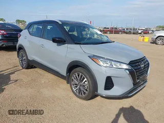 2023 Nissan Kicks SV with VIN 3N1CP5CV6PL560716, listed as a IAAI auction lot 41963341 with 19,452 mi miles and . Bid and sale history available at DreamBid. Image 1.