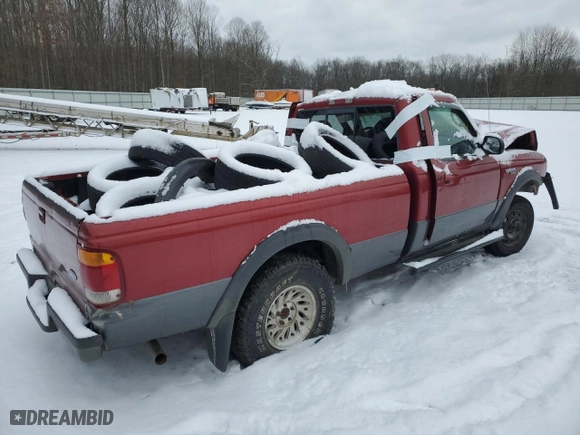 1998 Ford Ranger XLT with VIN 1FTYR11X6WTA09397, listed as a Copart auction lot 86577294 with 197,656 mi miles and Salvage Title. Bid and sale history available at carsss.com. Image 3.